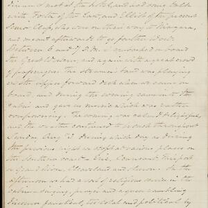 a page of handwritten text