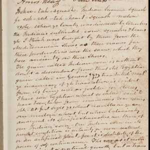 a page of handwritten text