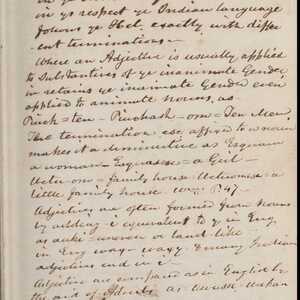 a page of handwritten text