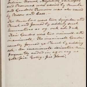 a page of handwritten text