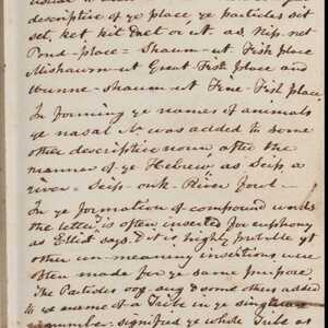 a page of handwritten text