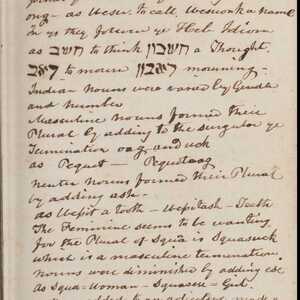 a page of handwritten text