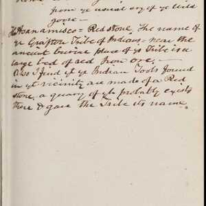 a page of handwritten text
