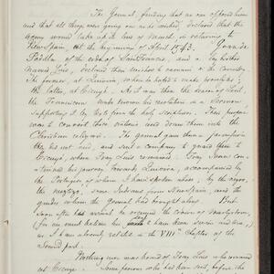 a page of handwritten text