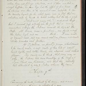 a page of handwritten text