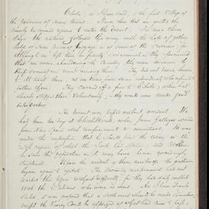 a page of handwritten text