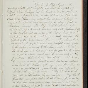 a page of handwritten text