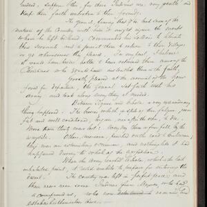 a page of handwritten text