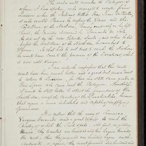 a page of handwritten text