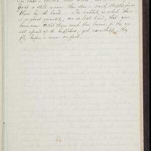 a page of handwritten text