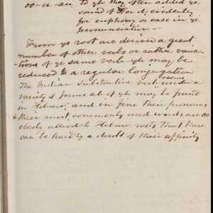 a page of handwritten text