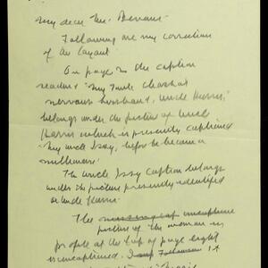 a page of handwritten text