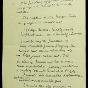 a page of handwritten text