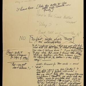 a page of handwritten text