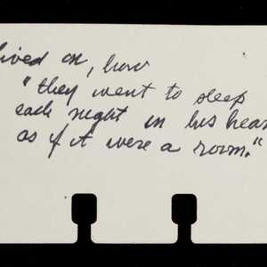 a page of handwritten text