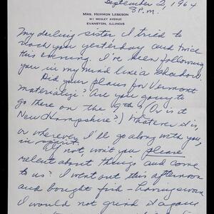 a page of handwritten text