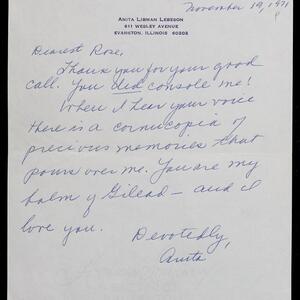 a page of handwritten text