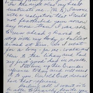a page of handwritten text