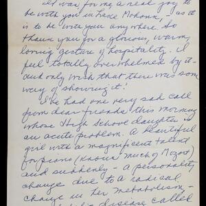 a page of handwritten text
