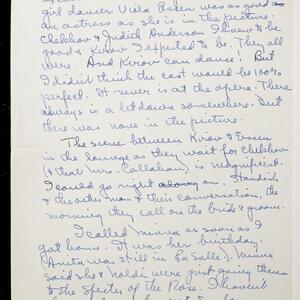 a page of handwritten text