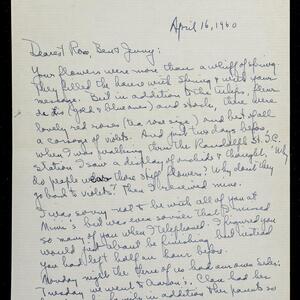 a page of handwritten text