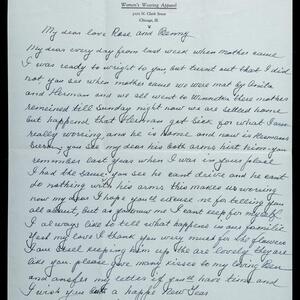 a page of handwritten text