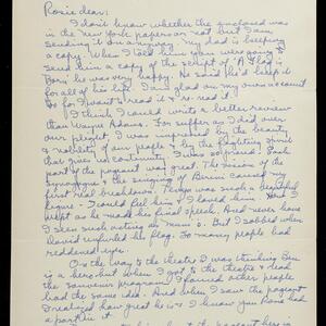 a page of handwritten text
