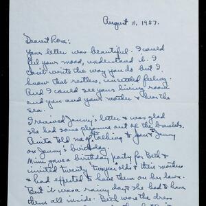 a page of handwritten text