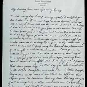 a page of handwritten text