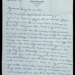 a page of handwritten text