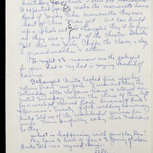 a page of handwritten text