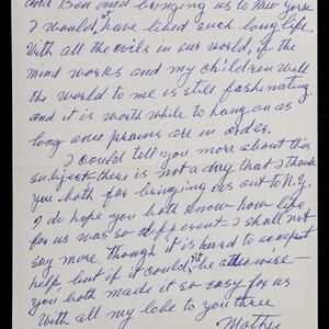 a page of handwritten text