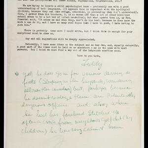 a page of handwritten text