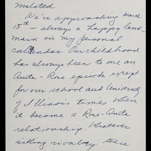 a page of handwritten text