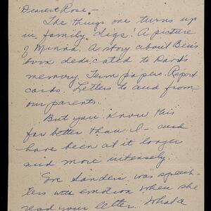 a page of handwritten text