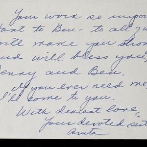 a page of handwritten text