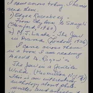 a page of handwritten text