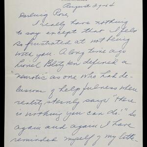 a page of handwritten text