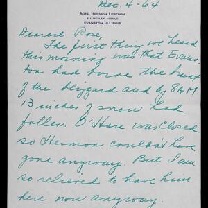 a page of handwritten text
