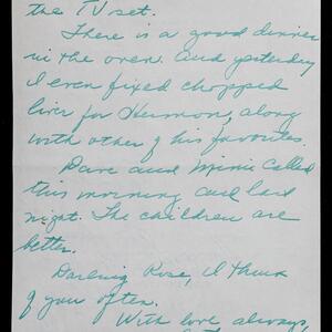 a page of handwritten text