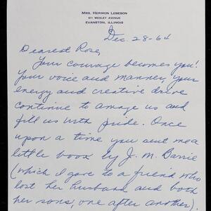 a page of handwritten text