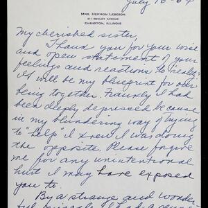 a page of handwritten text