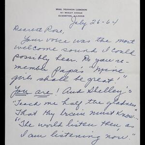 a page of handwritten text