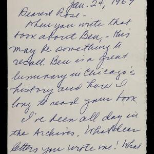 a page of handwritten text