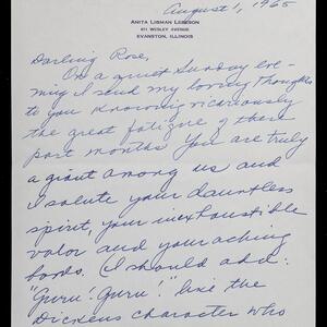 a page of handwritten text