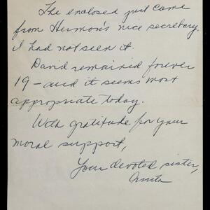 a page of handwritten text