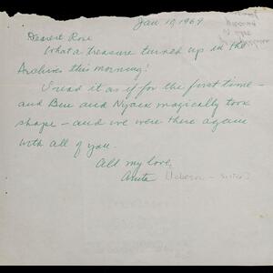 a page of handwritten text
