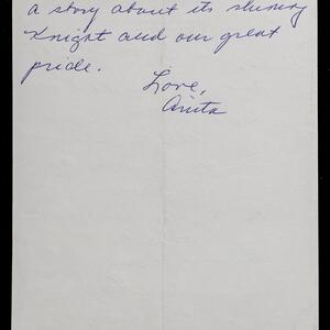 a page of handwritten text