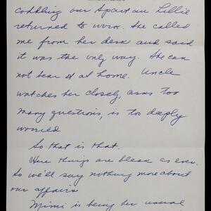 a page of handwritten text