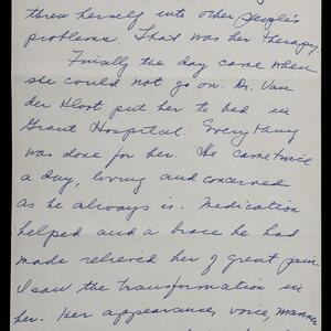 a page of handwritten text